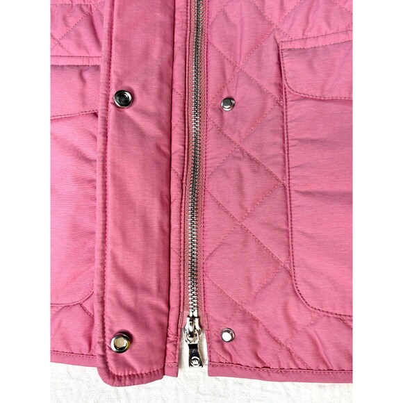 Peter Millar Golf Womens Addison Quilted Travel Full Zip Golf Vest Rose SM NEW - Picture 9 of 16
